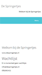 Mobile Screenshot of despringertjes.nl